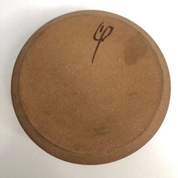 vintage studio clay pottery signed cp glossy american folk art southwest - Picture 4 of 7